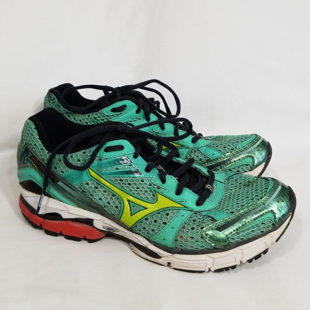 Mizuno Wave Inspire 8 Green Running Shoes 9.5
